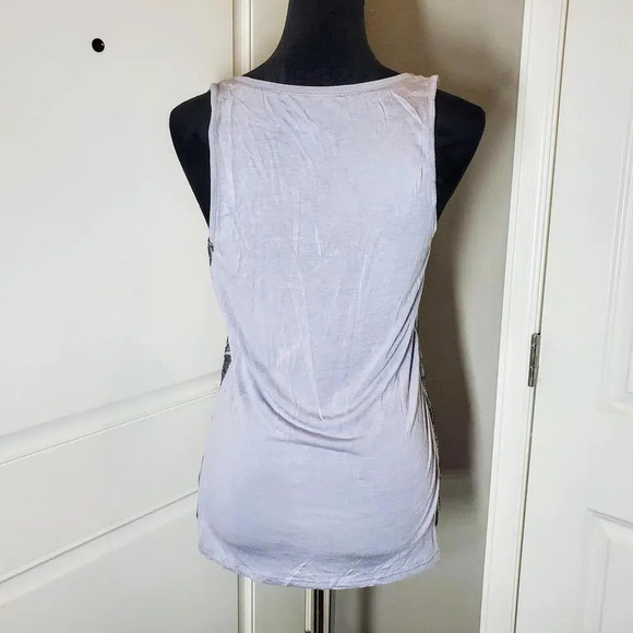 Express Embellished Silver Sequin Women's Sleeveless Blouse Tank Top Size Small - Picture 8 of 13